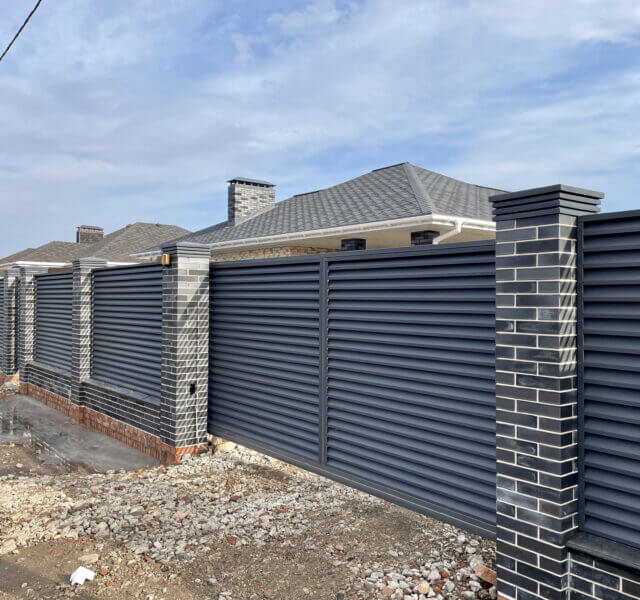 Колпак Zking Бона ХайТек Серый на столб 1.5х1.5 кирпича (385х385мм) в Кисловодске фото