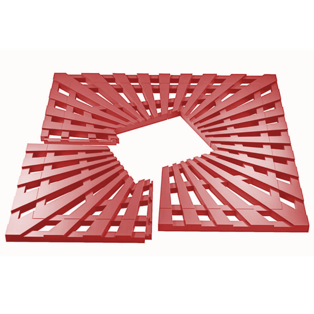 Приствольная решетка для дерева ZKING ATMOSPHERE 1.2х1.2м Красная в Кисловодске фото