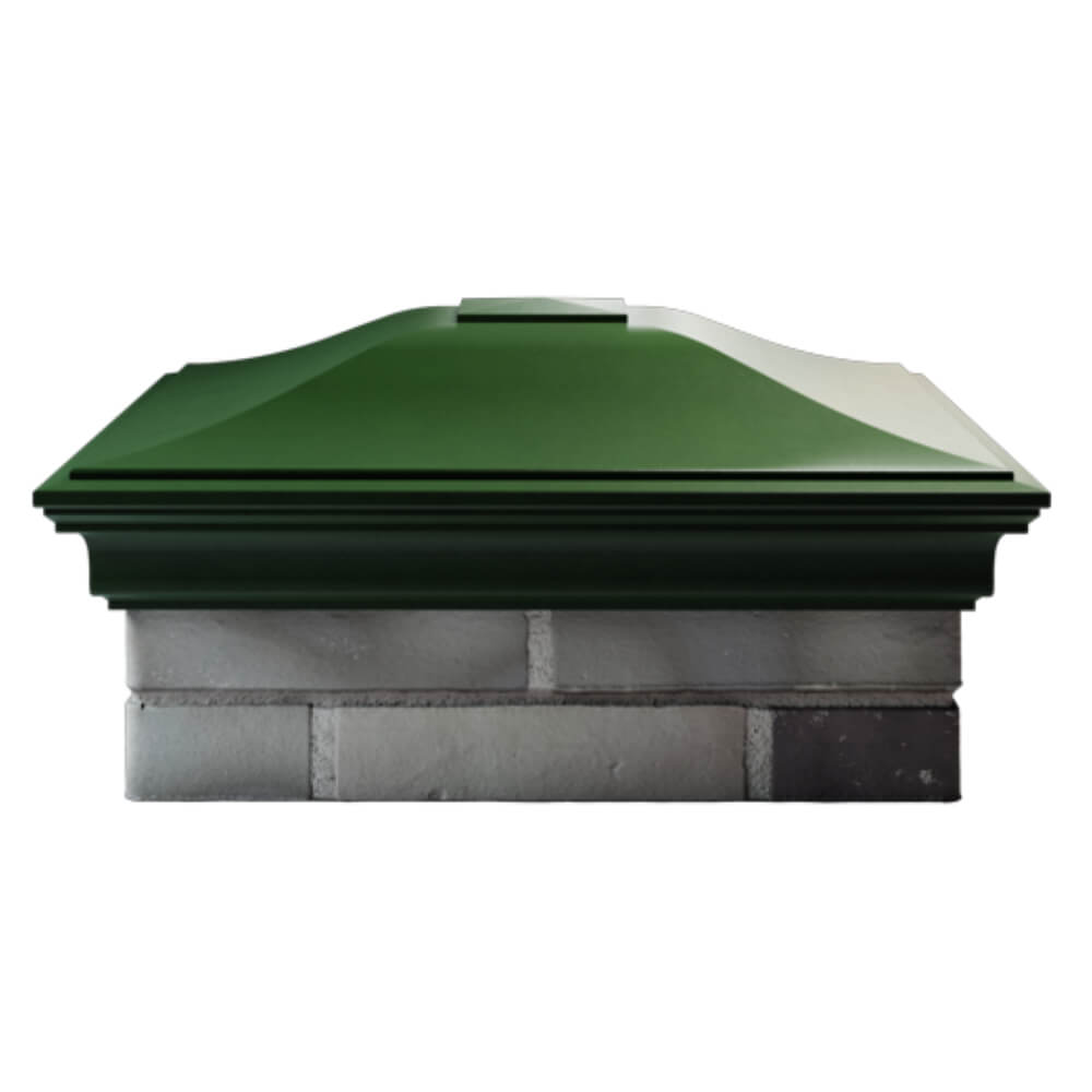 Колпак Zking Монблан Зеленый на столб 2х2 кирпича (515х515мм) в Кисловодске фото