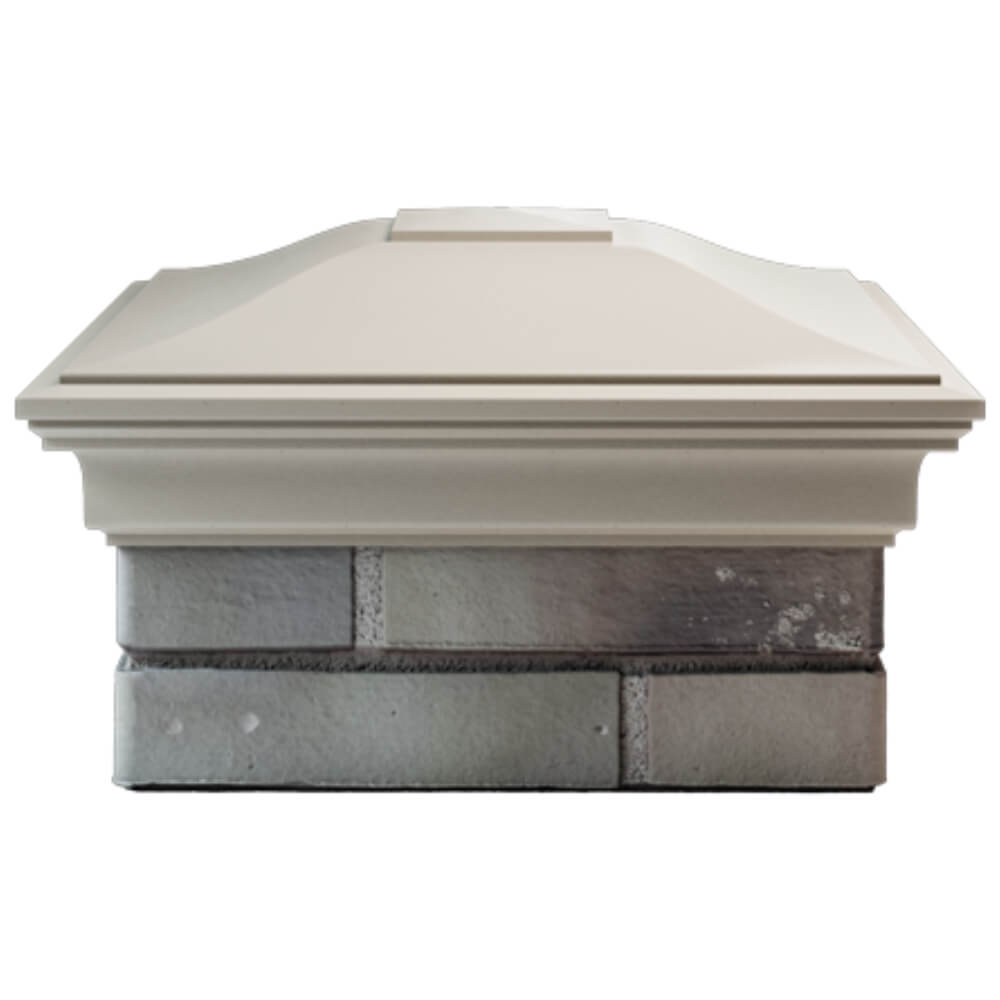 Колпак Zking Монблан Бежевый на столб 1.5х1.5 кирпича (385х385мм) Кисловодск фото