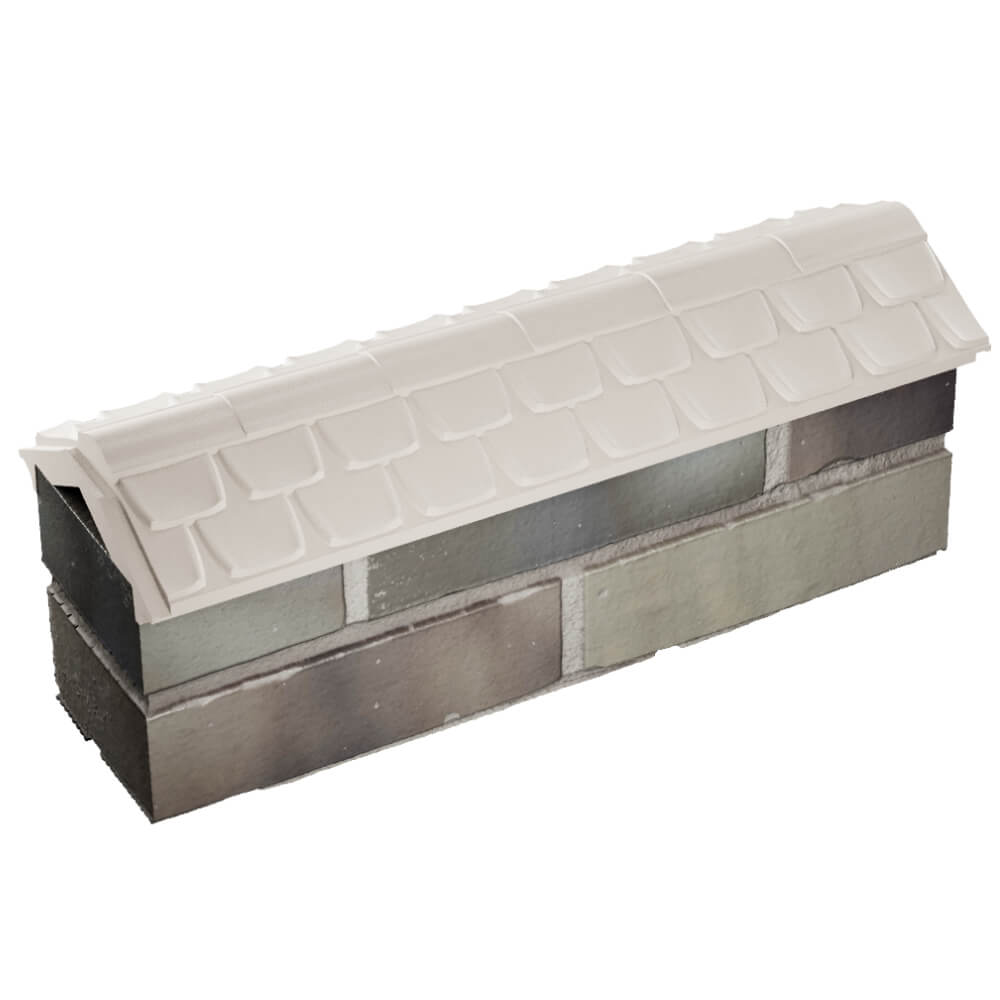 Парапет Zking Эльбрус Бежевый с посадкой на 0.5 кирпича (130мм) в Кисловодске фото