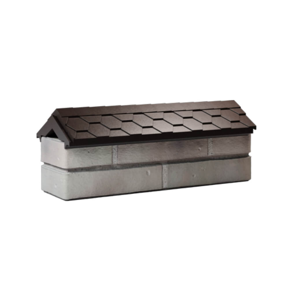 Парапет Zking Эверест Коричневый с посадкой на 0.5 кирпича (130мм) Кисловодск фото