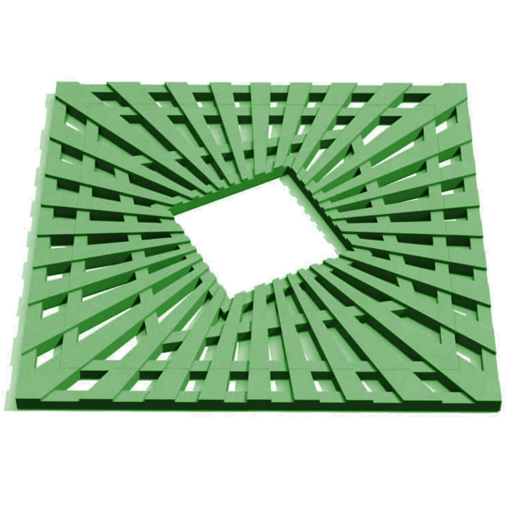 Приствольная решетка для дерева ZKING ATMOSPHERE 1.2х1.2м Зеленая Кисловодск фото